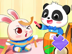 խաղ Jigsaw Puzzle: Baby Panda Play Time