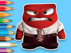 խաղ Coloring Book: Inside Out Angry
