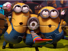խաղ Jigsaw Puzzle: Minions Party