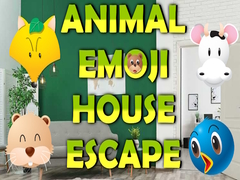 խաղ  Animal Emoji House Escape