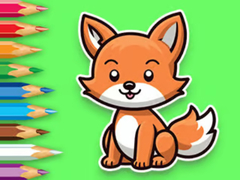 խաղ Coloring Book: Baby Fox