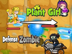 խաղ Plant Girl Defense Zombie