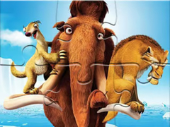 խաղ Jigsaw Puzzle: Ice Age Adventures