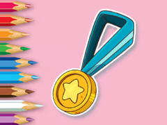 խաղ Coloring Book: Medal