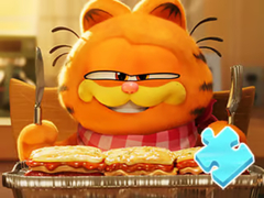 խաղ Jigsaw Puzzle: Garfield And Lasagna