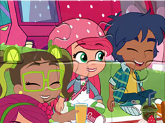 խաղ Jigsaw Puzzle: Strawberry Girl