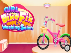 խաղ Girl Bike Fix & Washing Salon