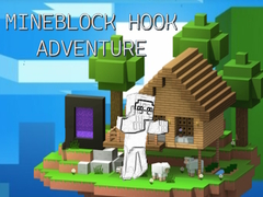 խաղ Mineblock Hook Adventure