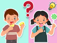 խաղ Kids Quiz: What Do They Taste Like?