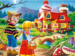 խաղ Jigsaw Puzzle: Gingerbread House