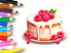 խաղ Coloring Book: Berry Cake