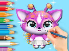 խաղ Coloring Book: Cute Fluvsies