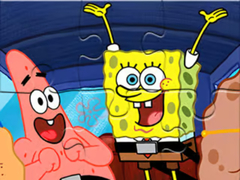 խաղ Jigsaw Puzzle: SpongeBob SquarePants Sweet Family