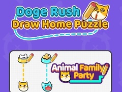 խաղ Doge Rush : Draw Home Puzzle
