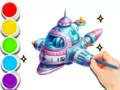 խաղ Coloring Book: Space Travel