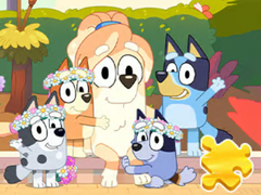 խաղ Jigsaw Puzzle: Bluey Sweet Portrait