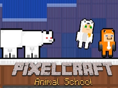 խաղ PixelCraft Animal School