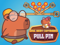 խաղ Save Baby Capybaras Pull Pin