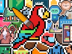 խաղ The Frame: Pixel Art