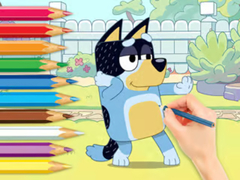 խաղ Coloring Book: Bluey And Bingo