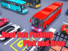 խաղ Real Bus Parking Pick and Drop