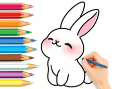 խաղ Coloring Book: Cute Rabbit
