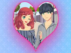խաղ Romantic Anime Couples Dress Up Game