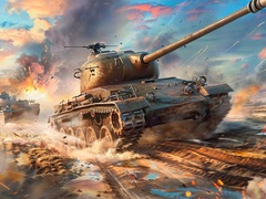 խաղ Battle Tanks Firestorm