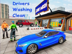 խաղ Drivers Washing Clean