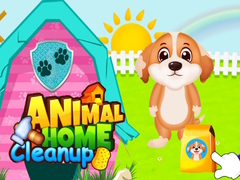 խաղ Animal Home Cleanup