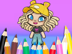 խաղ Coloring Book: Avatar Life Girl