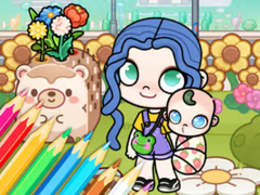 խաղ Coloring Book: Avatar World Babycare