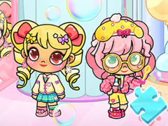 խաղ Jigsaw Puzzle: Avatar World Candy Girl