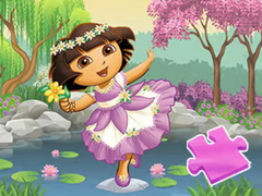 խաղ Jigsaw Puzzle: Dora Lake Dance