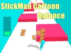 խաղ StickMan Cartoon Balance