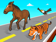 խաղ Animal Transform Race