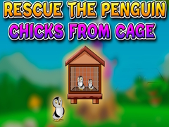 խաղ Rescue the Penguin Chicks from Cage