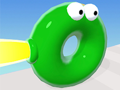 խաղ Bouncy Blob Race: Obstacle Course