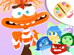 խաղ Coloring Book: Inside Out Happiness