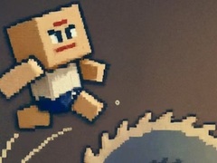 խաղ Cubeman Saw Escape