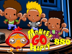 խաղ Monkey Go Happy Stage 880 New Monkeys On Block Theme