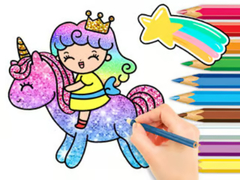 խաղ Coloring Book: Unicorn Princess