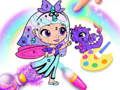 խաղ Coloring Book: Shiny Princess