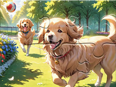 խաղ Jigsaw Puzzle: Puppy Fun