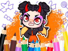 խաղ Coloring Book: Avatar World Cute Devil