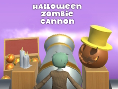խաղ Halloween Zombie Cannon