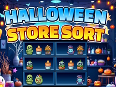 խաղ Halloween Store Sort