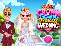խաղ Crown & Gown Princess Wedding