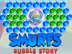 խաղ Smurfs Bubble Story
