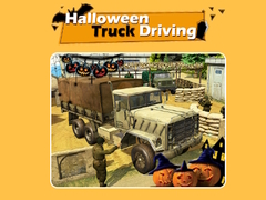 խաղ Halloween Truck Driving
